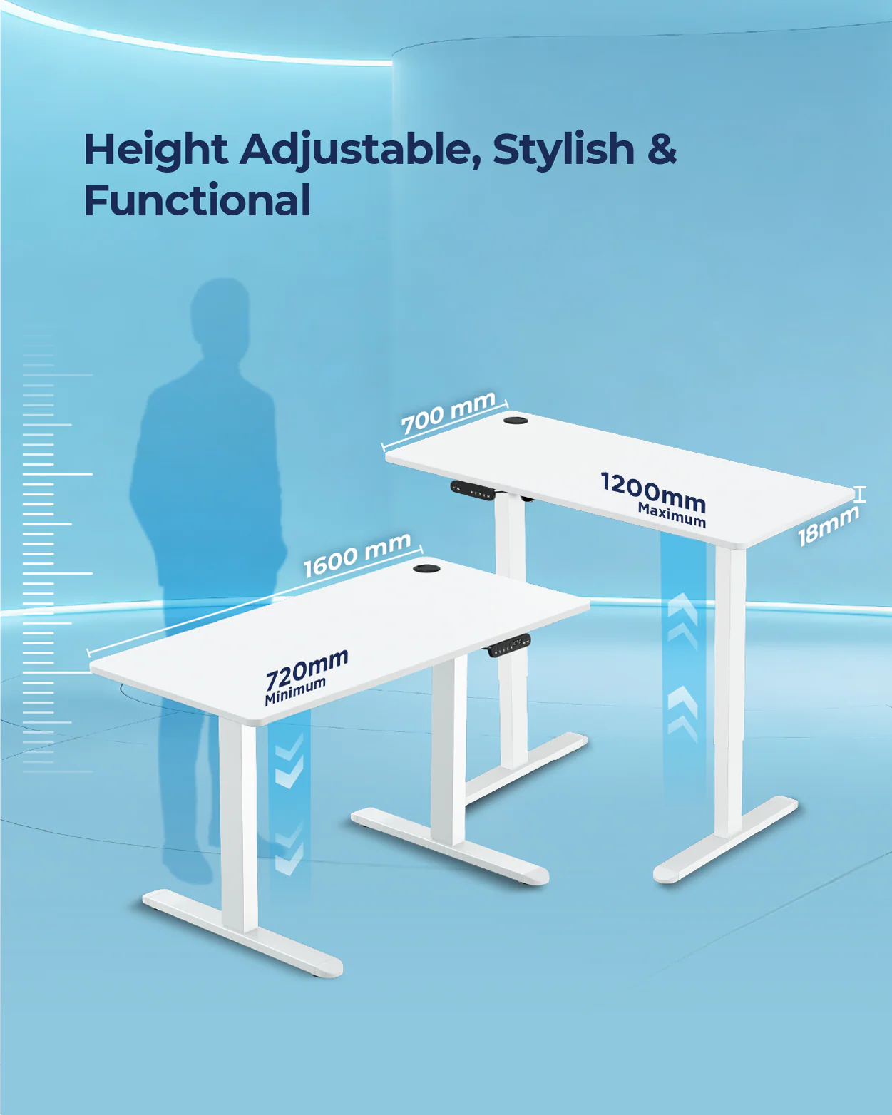 AeroPlus Adjustable Desk - Image 103
