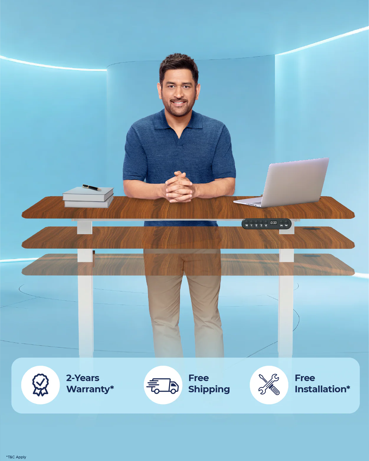 AeroPlus Adjustable Desk - Image 28