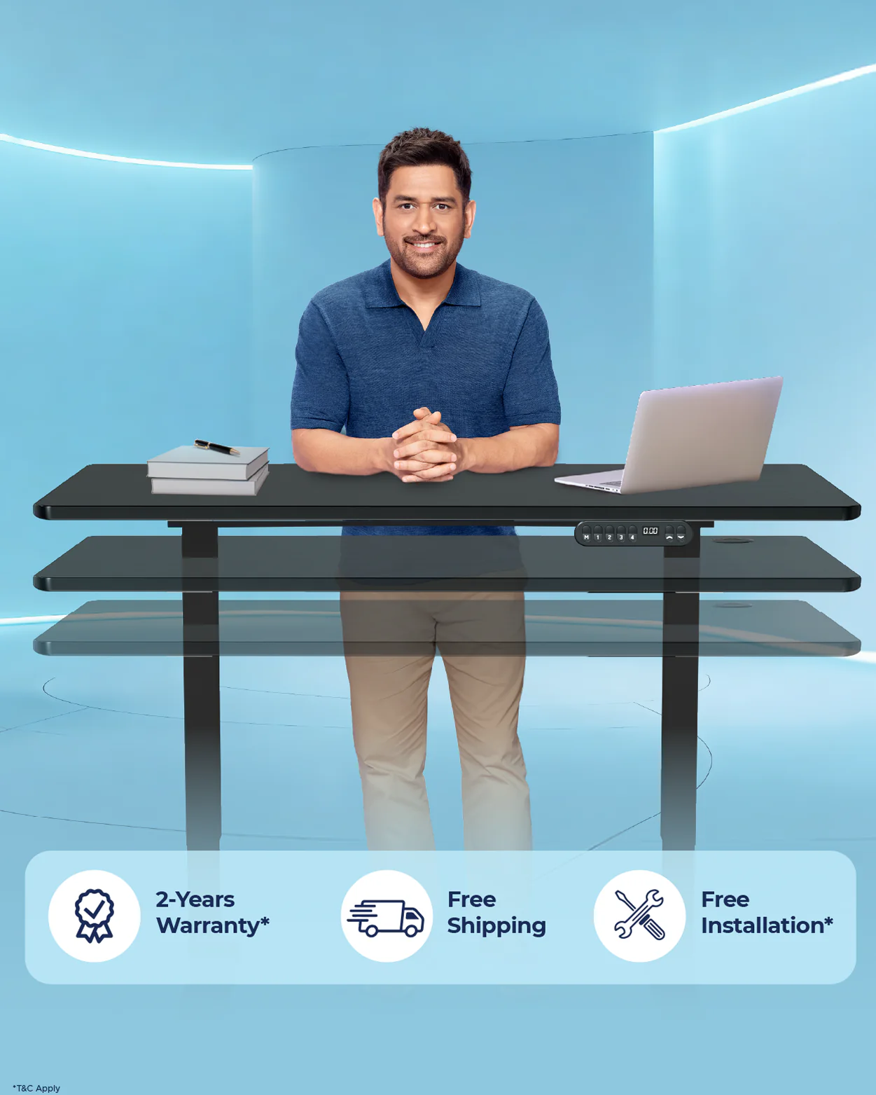 AeroPlus Adjustable Desk - Image 35