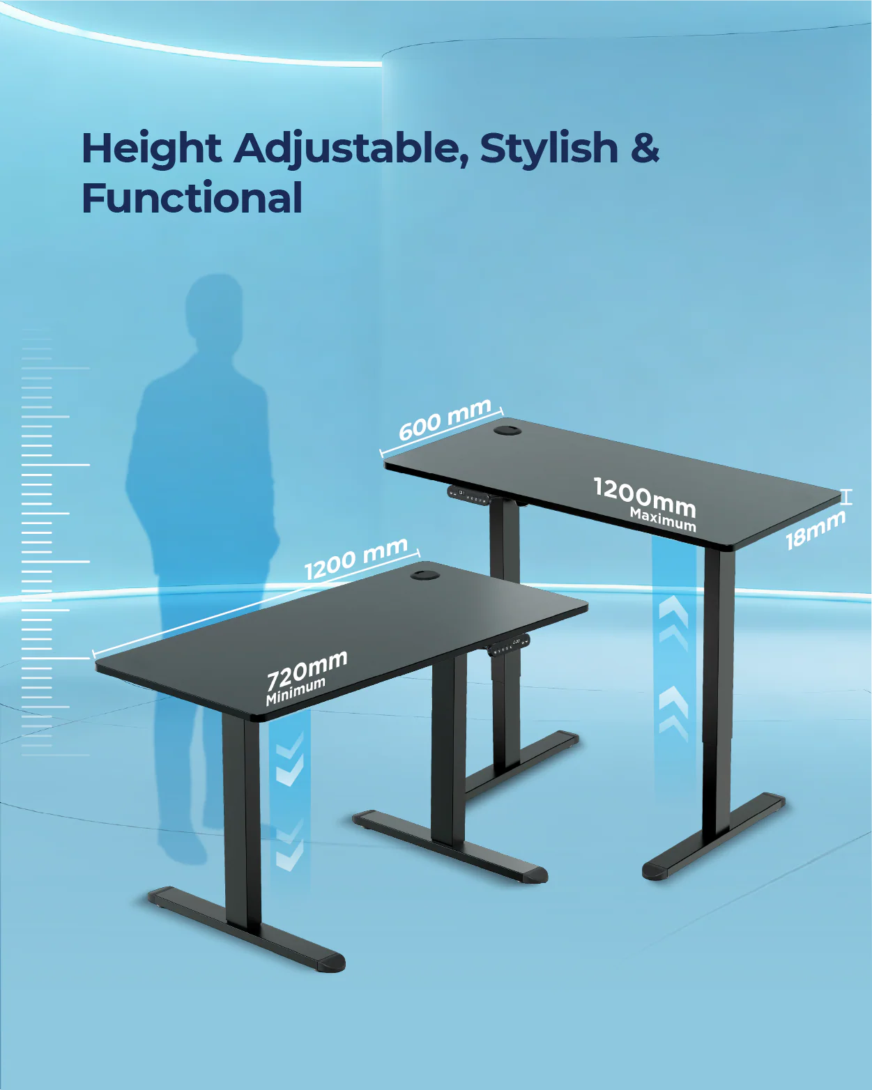 AeroPlus Adjustable Desk - Image 41