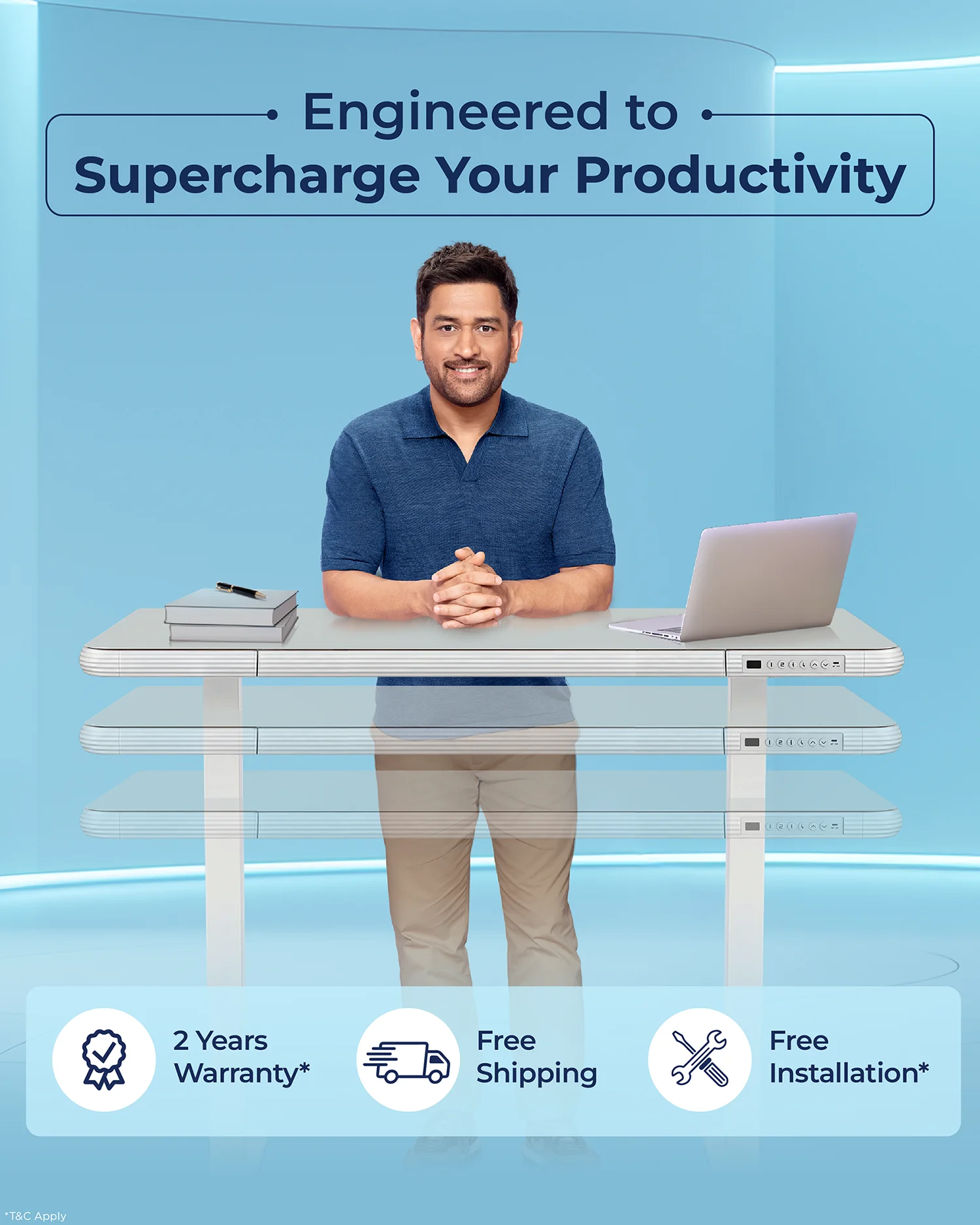 AeroSleek Adjustable Desk - Image 7