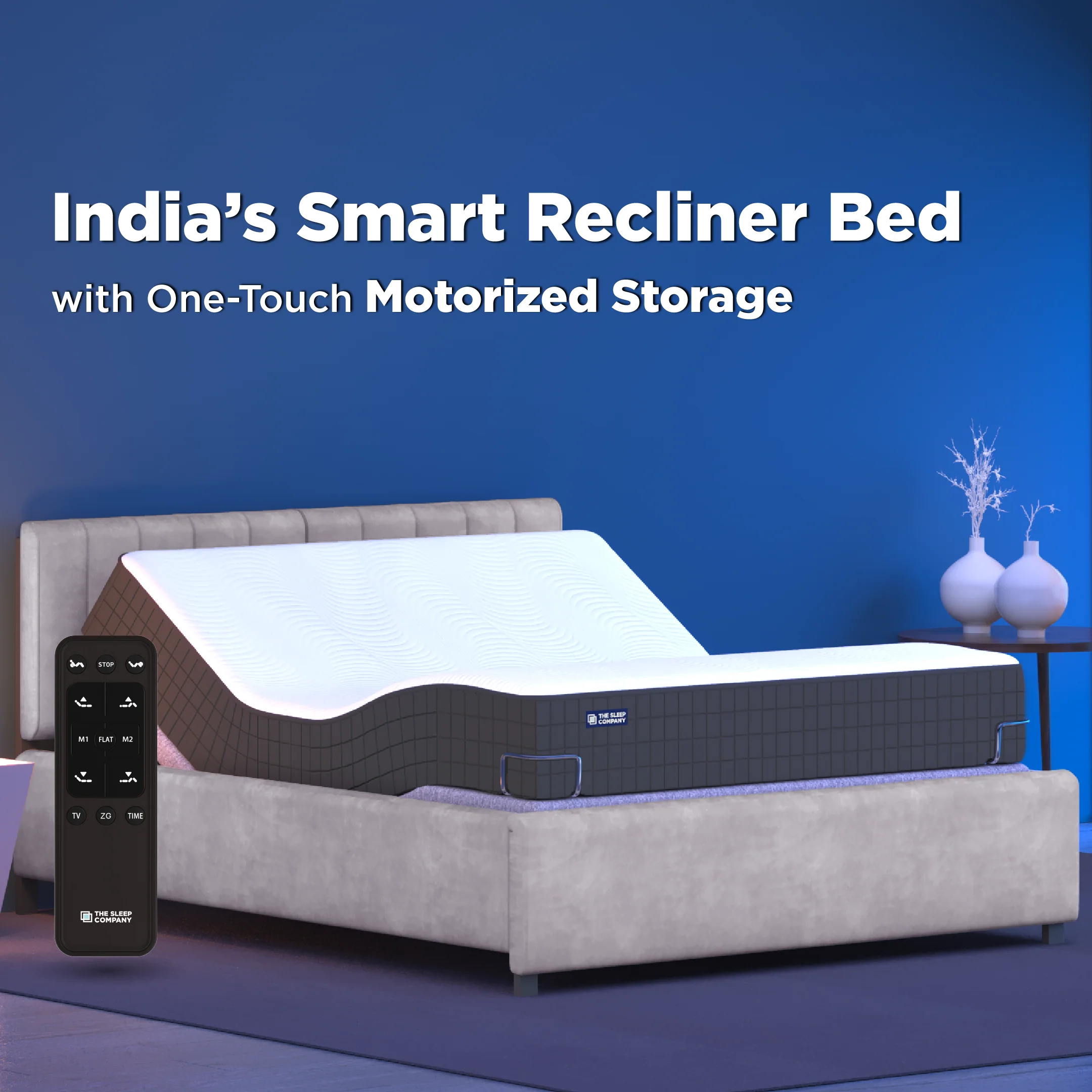 Elev8 Smart Recliner Storage Bed with Italia Frame - Image 11