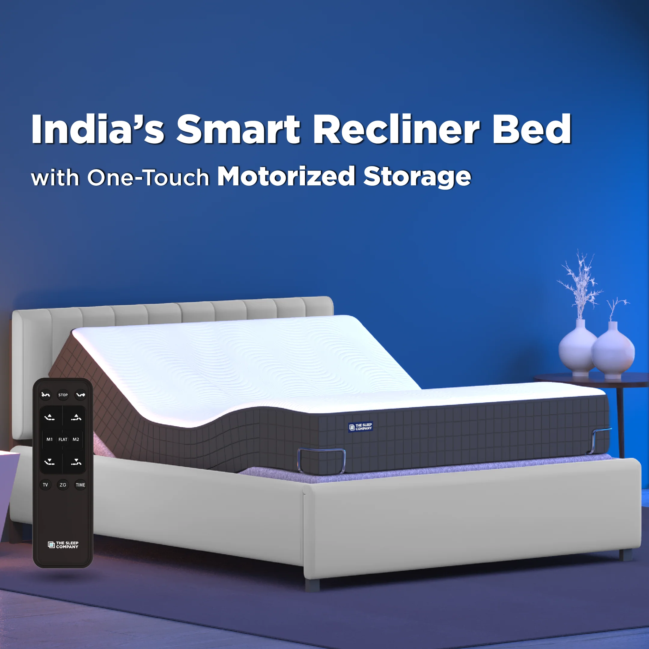 Elev8 Smart Recliner Storage Bed with Italia Frame - Image 6