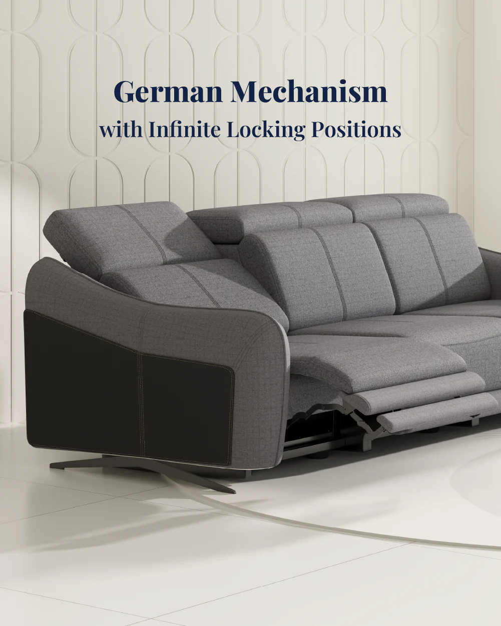 Emilio Recliner Sofa - Image 11