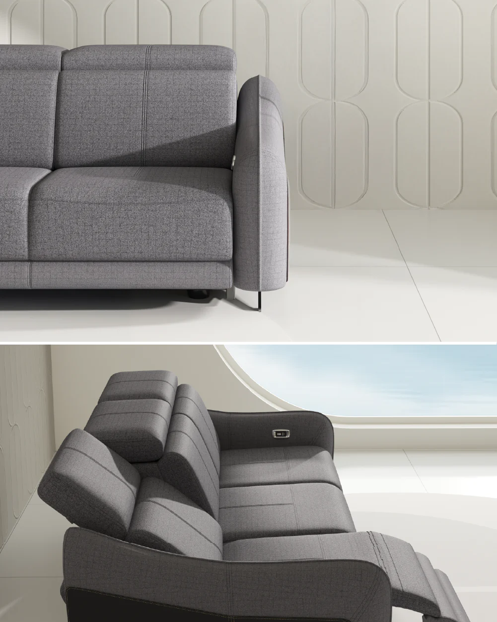 Emilio Recliner Sofa - Image 13