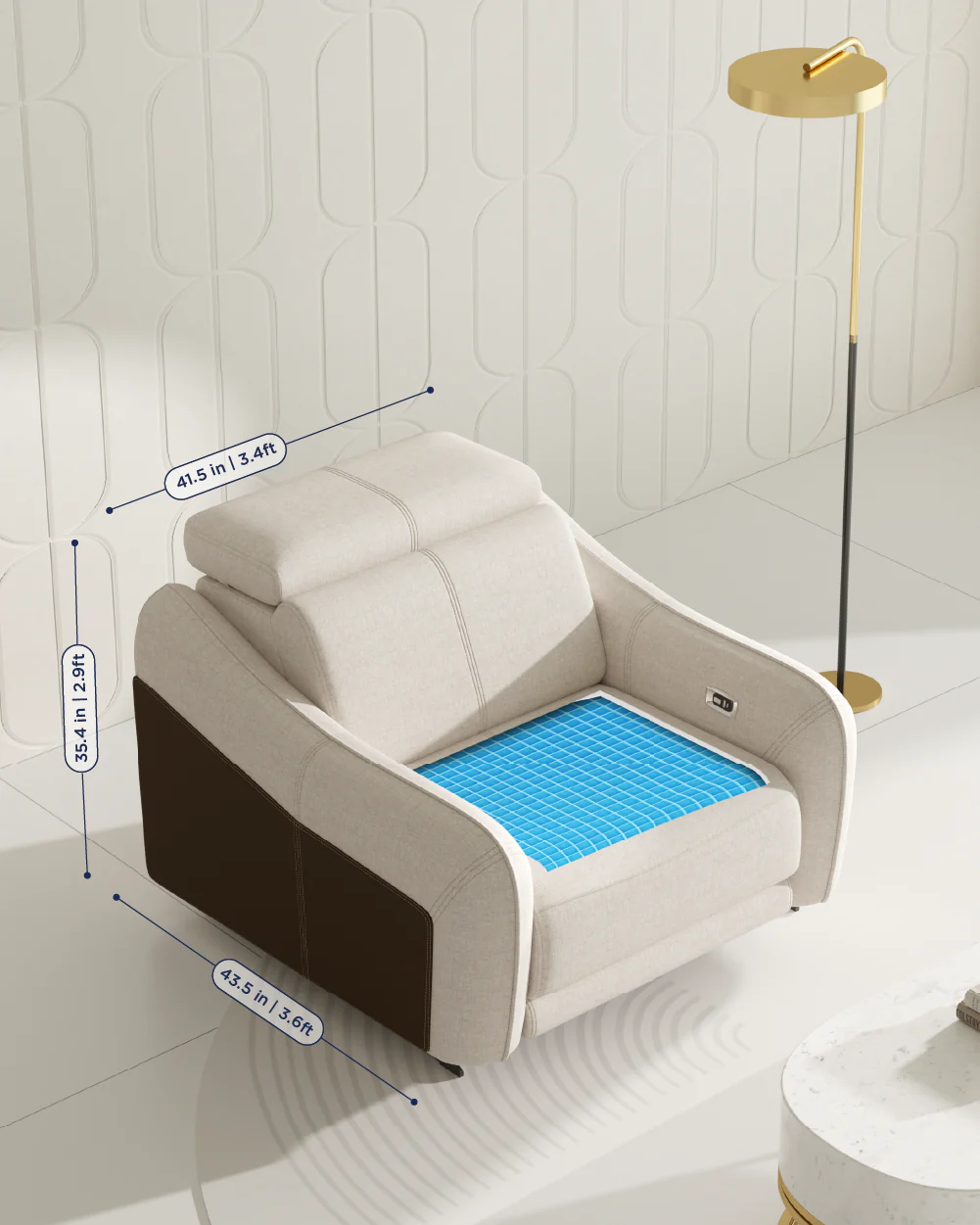 Emilio Recliner Sofa - Image 38