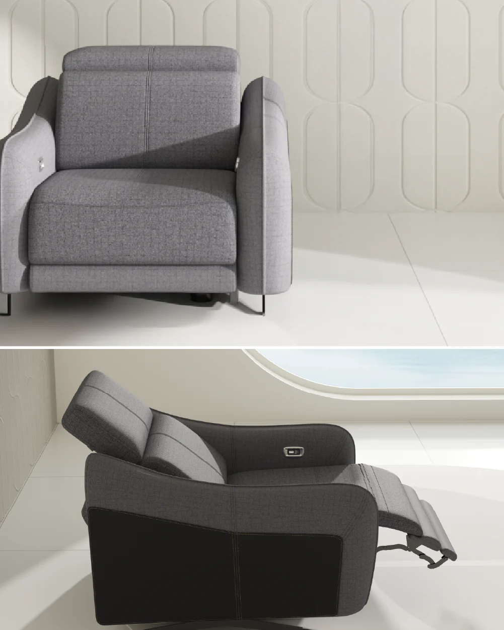 Emilio Recliner Sofa - Image 45