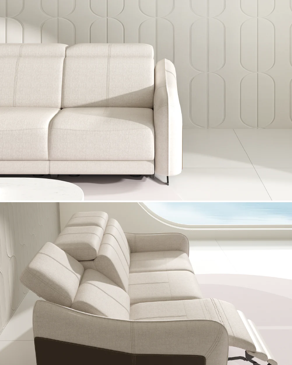 Emilio Recliner Sofa - Image 5
