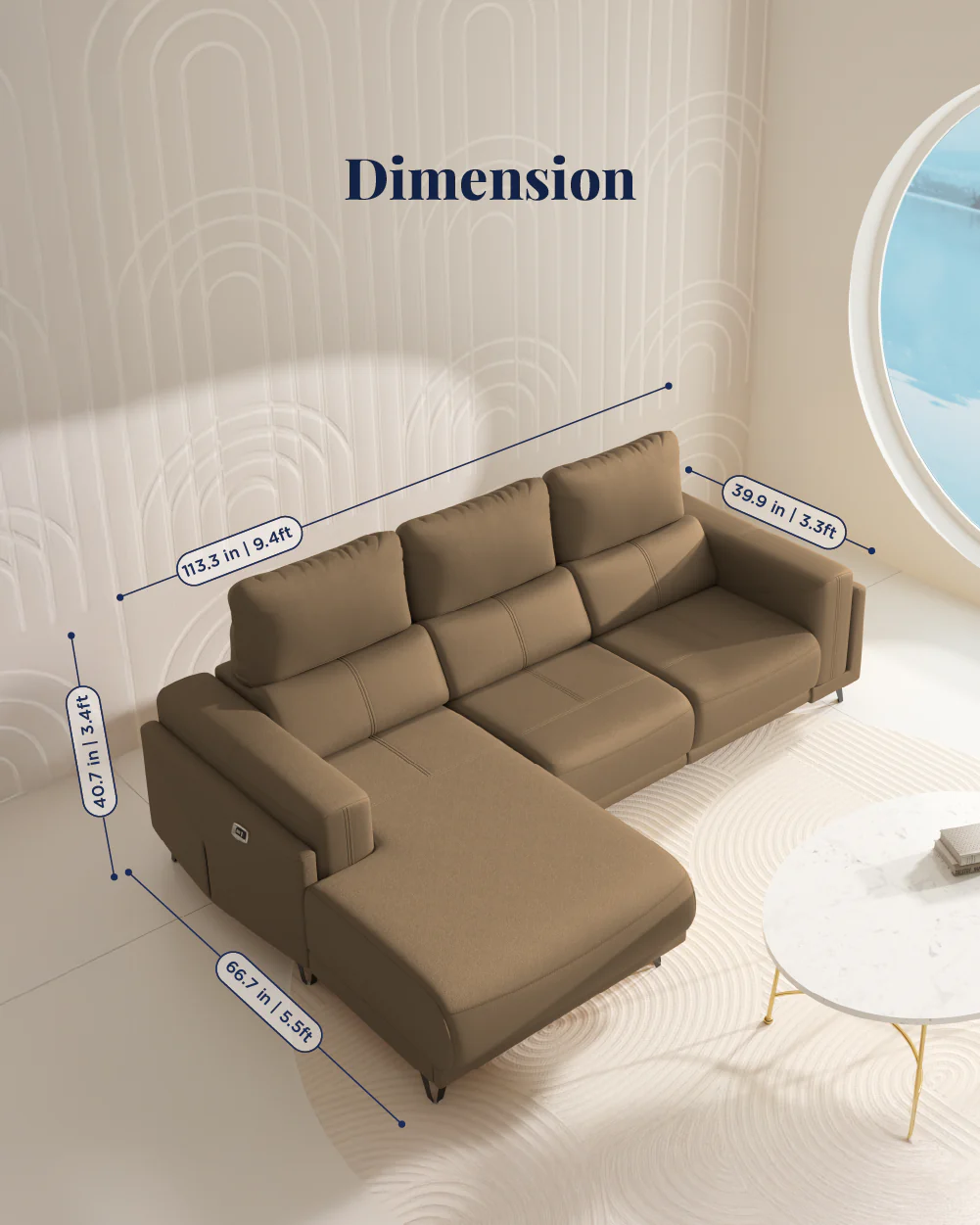 Emperia Recliner Sofa - Image 14