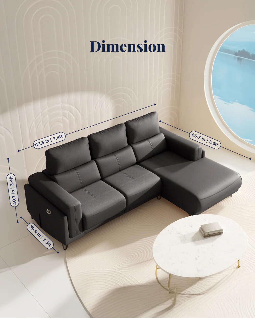 Emperia Recliner Sofa - Image 21