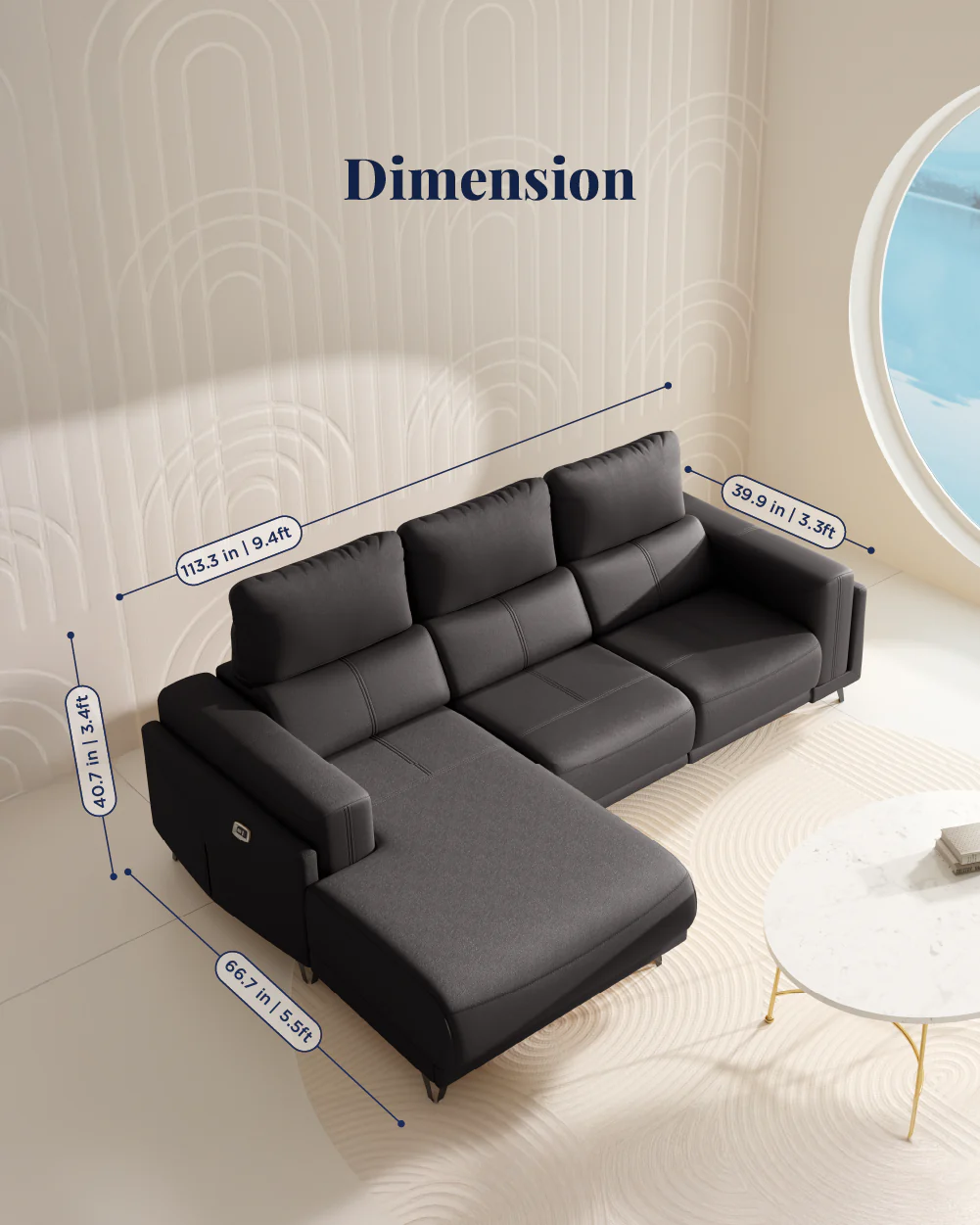 Emperia Recliner Sofa - Image 30