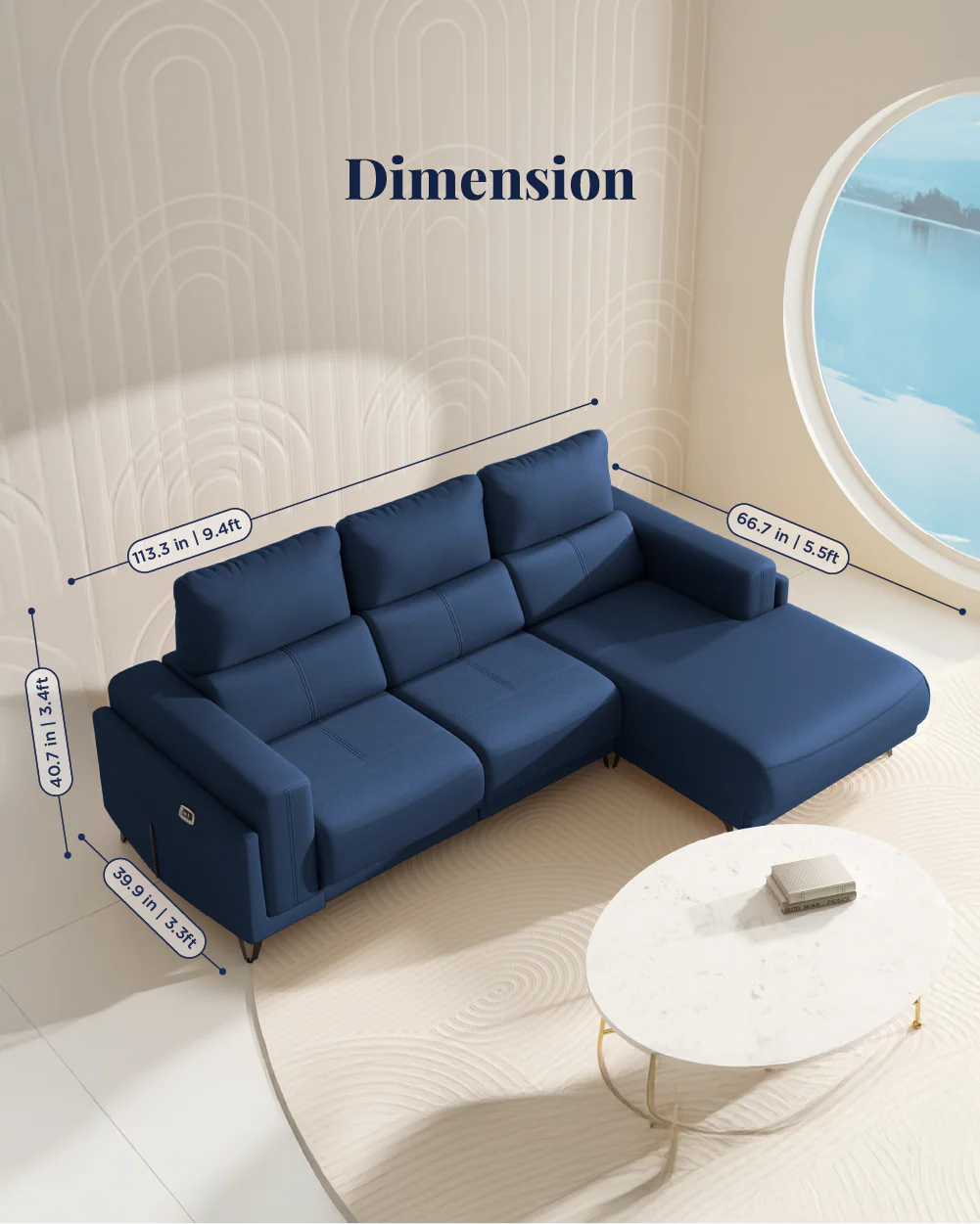 Emperia Recliner Sofa - Image 38