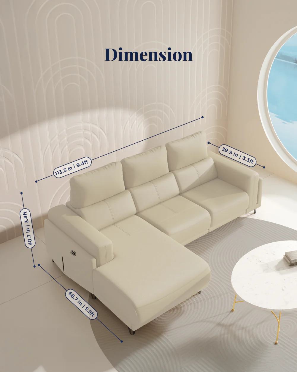 Emperia Recliner Sofa - Image 62