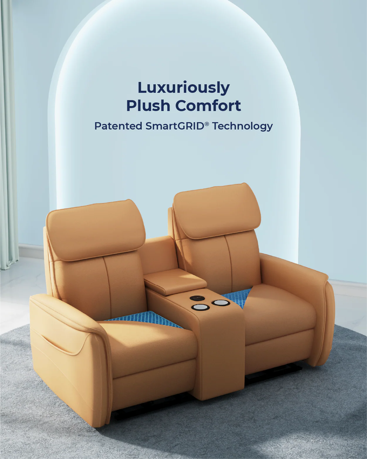 Luxe Pro Massager Sofa (2-Seater) - Image 9