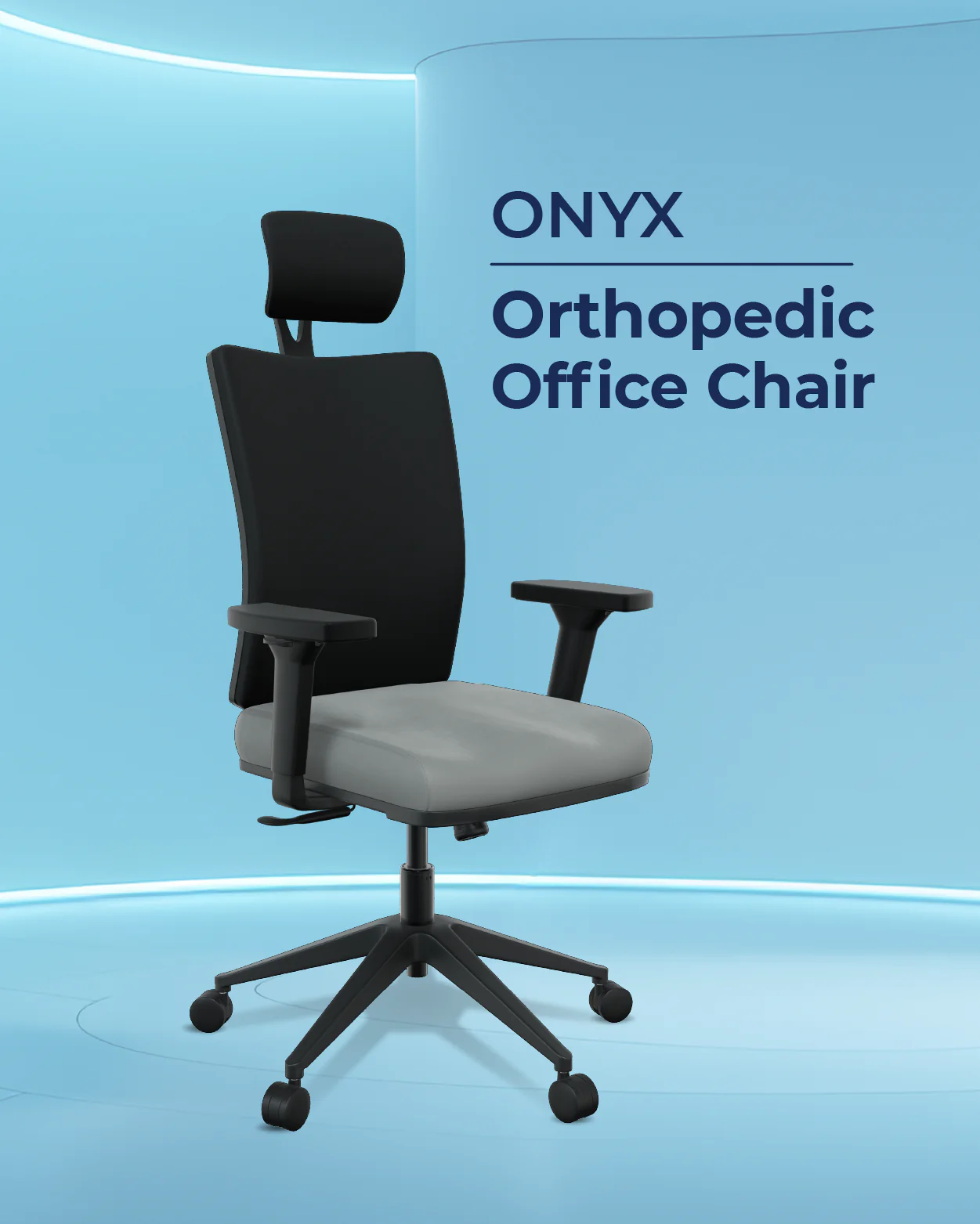 Onyx Orthopedic Office Chair - Image 7