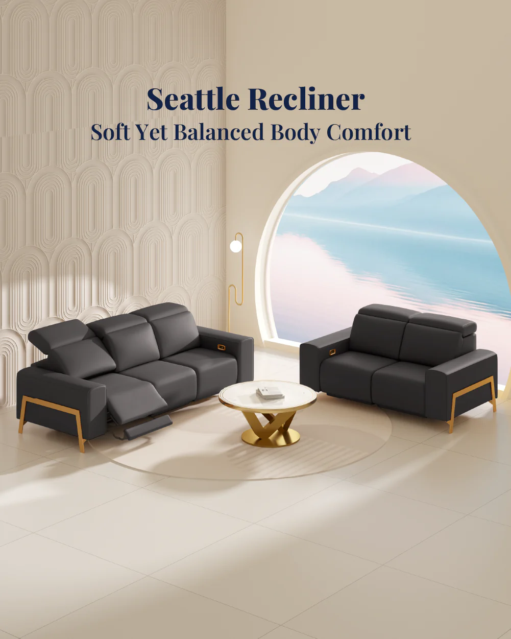 Seattle Recliner Sofa - Image 120