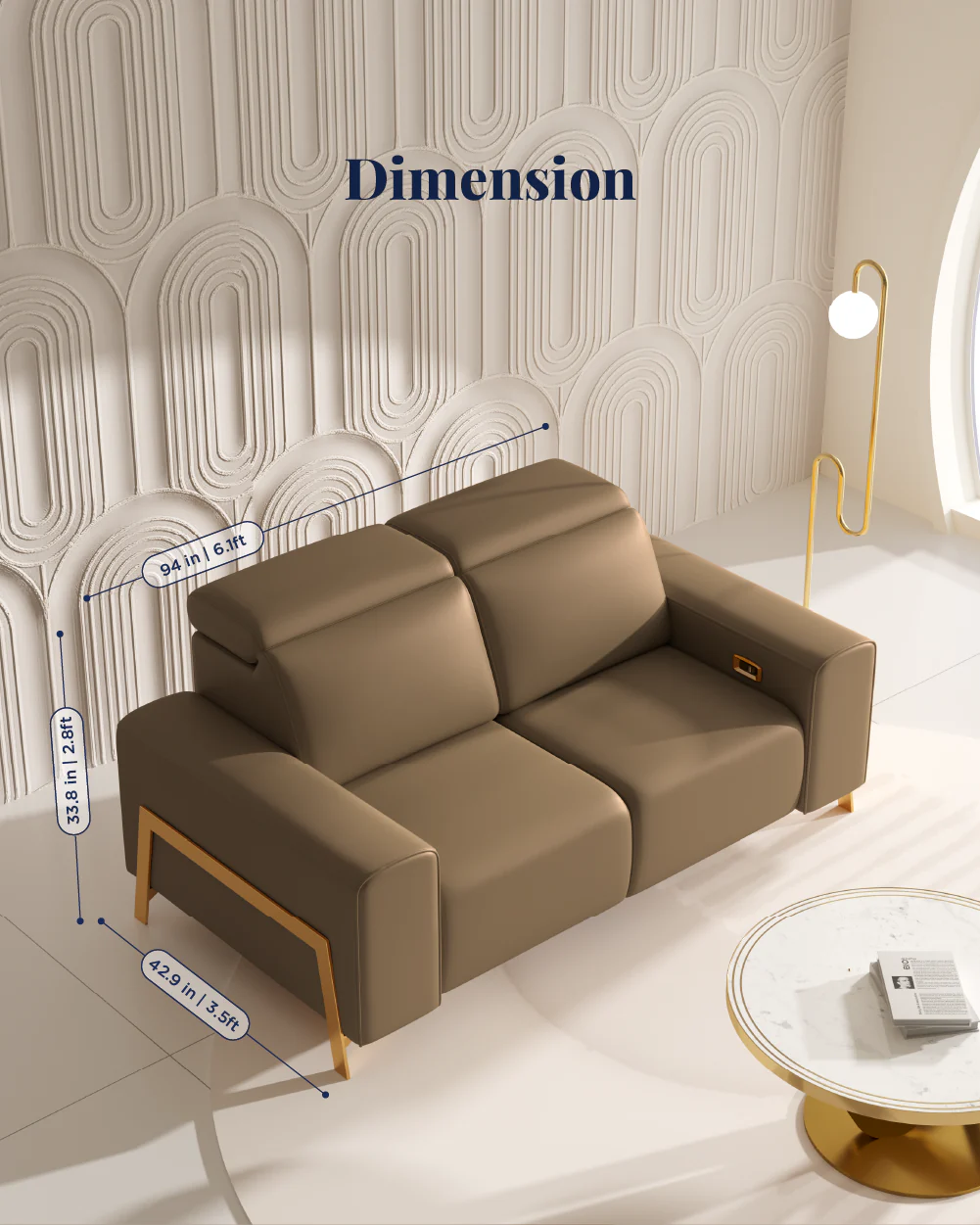 Seattle Recliner Sofa - Image 134