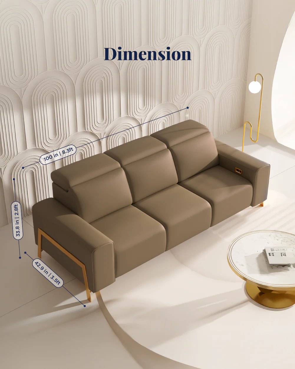 Seattle Recliner Sofa - Image 14