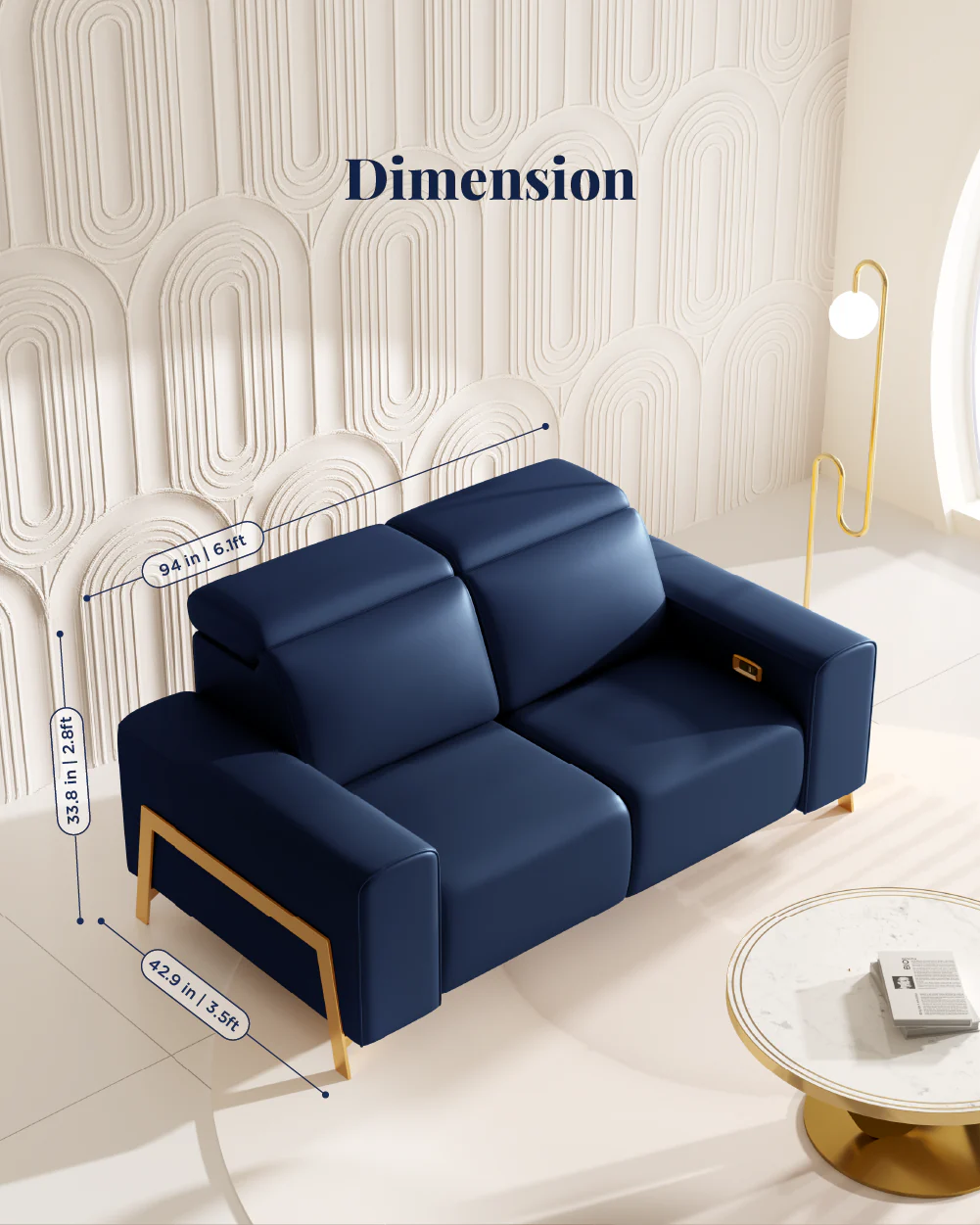 Seattle Recliner Sofa - Image 157