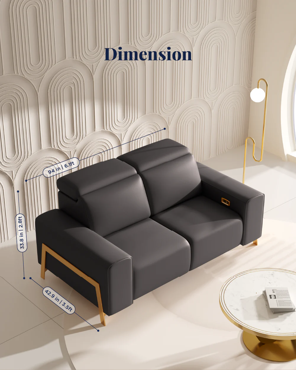 Seattle Recliner Sofa - Image 45
