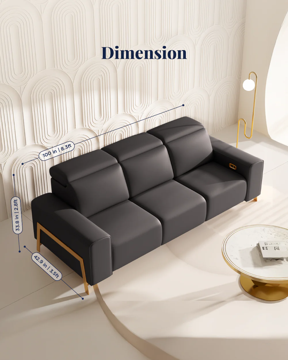Seattle Recliner Sofa - Image 6