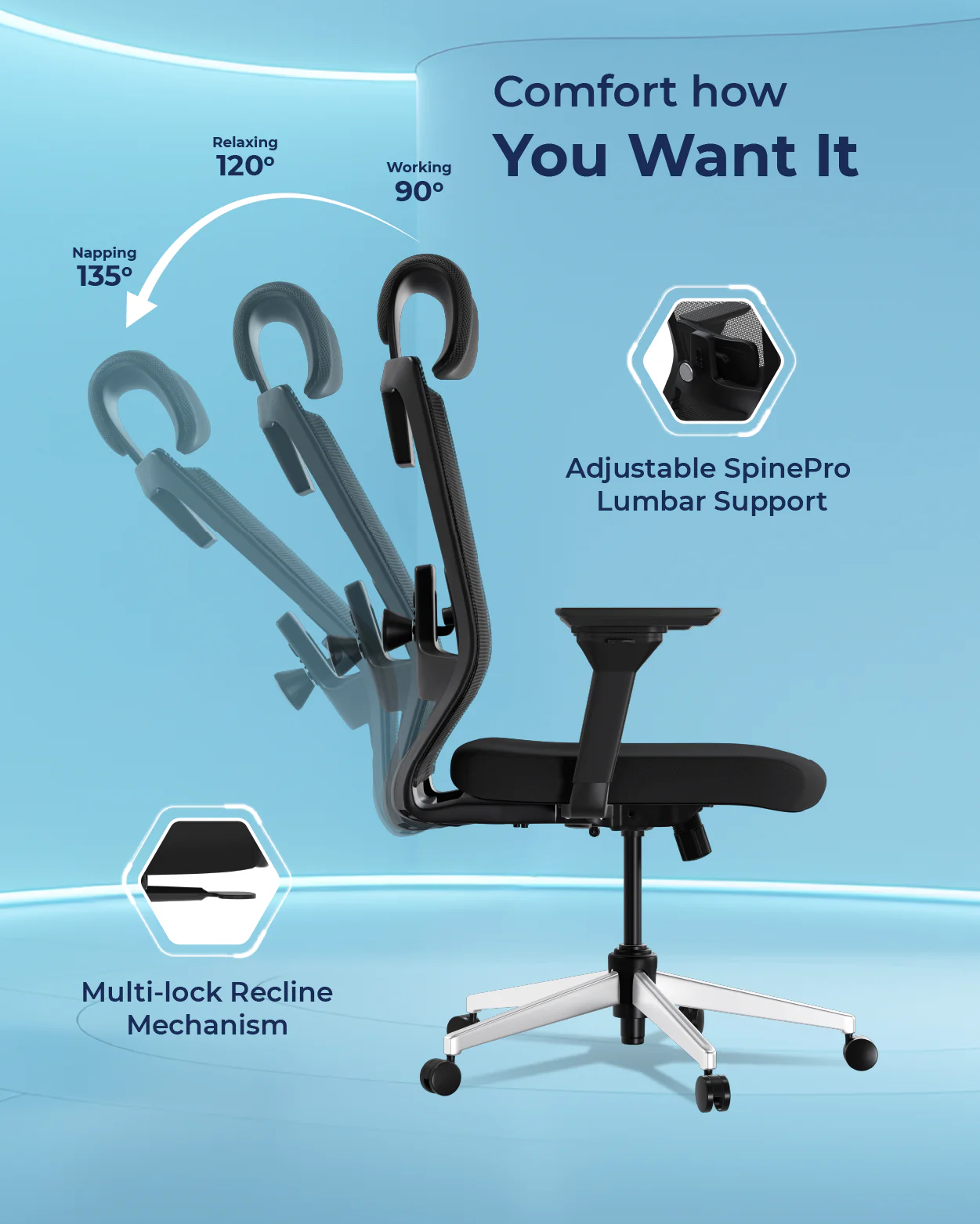 Stylux Ergonomic Office Chair - Image 15