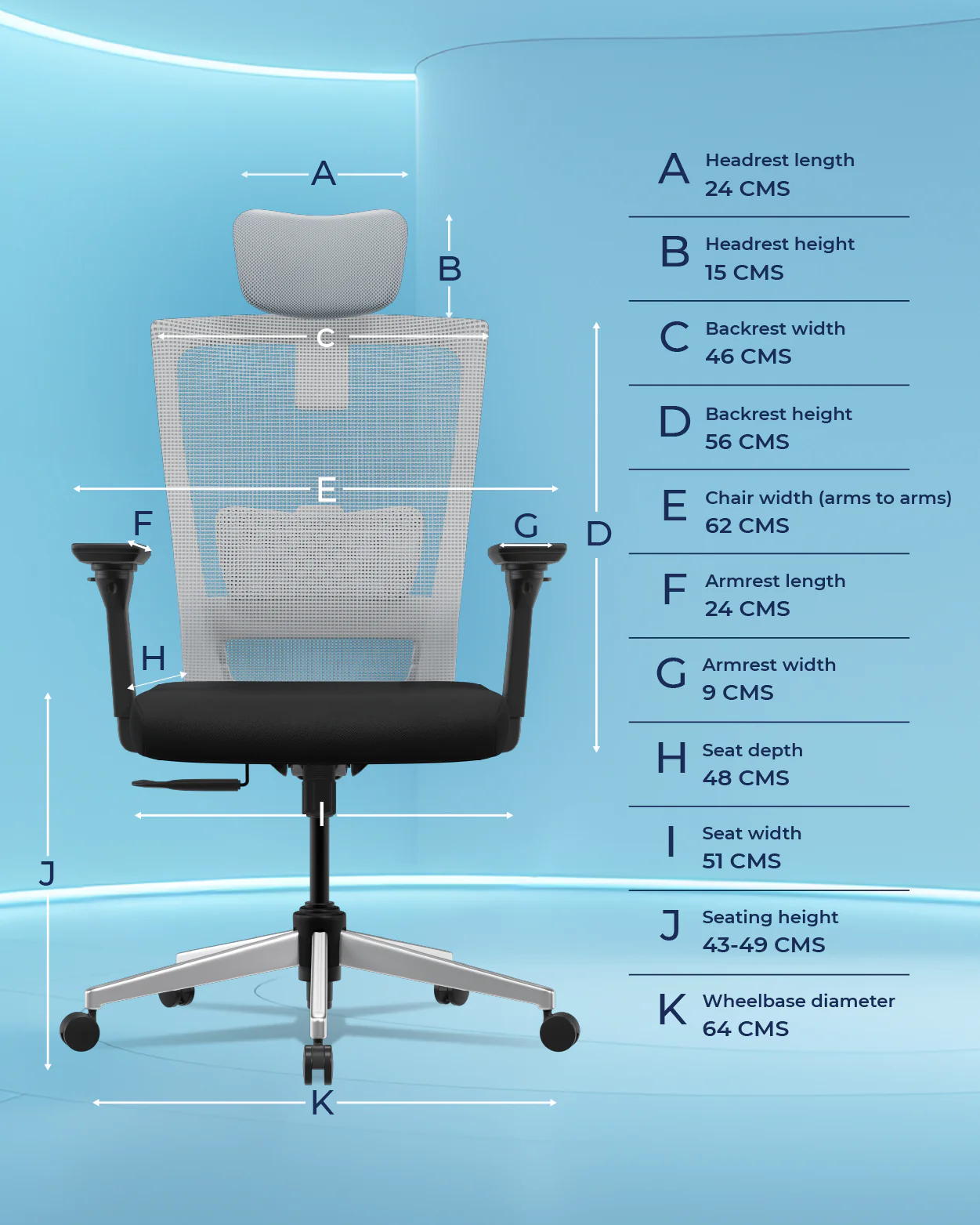 Stylux Ergonomic Office Chair - Image 5