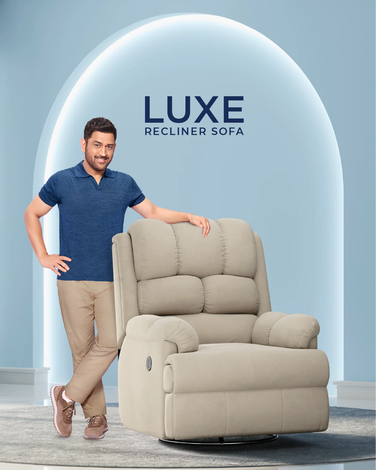 The Sleep Company Luxe Motorised Recliner Sofa - Image 15