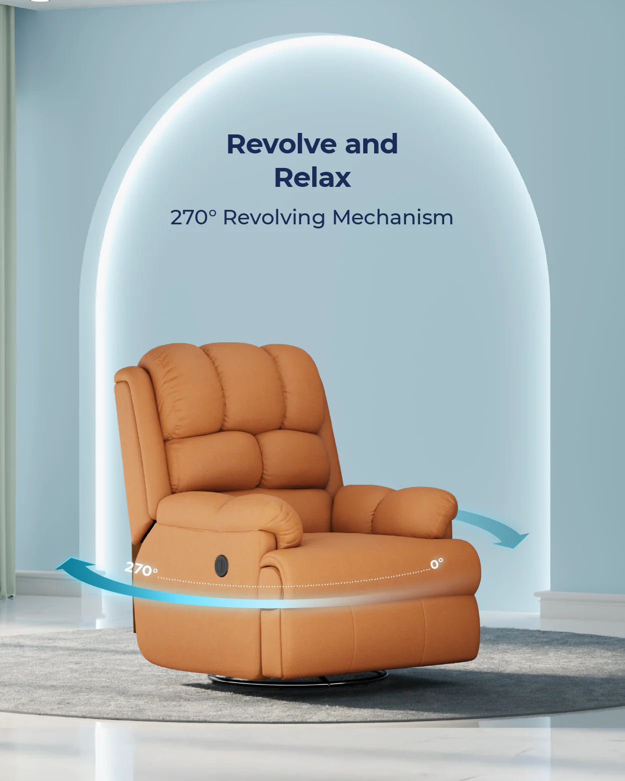 The Sleep Company Luxe Motorised Recliner Sofa - Image 24