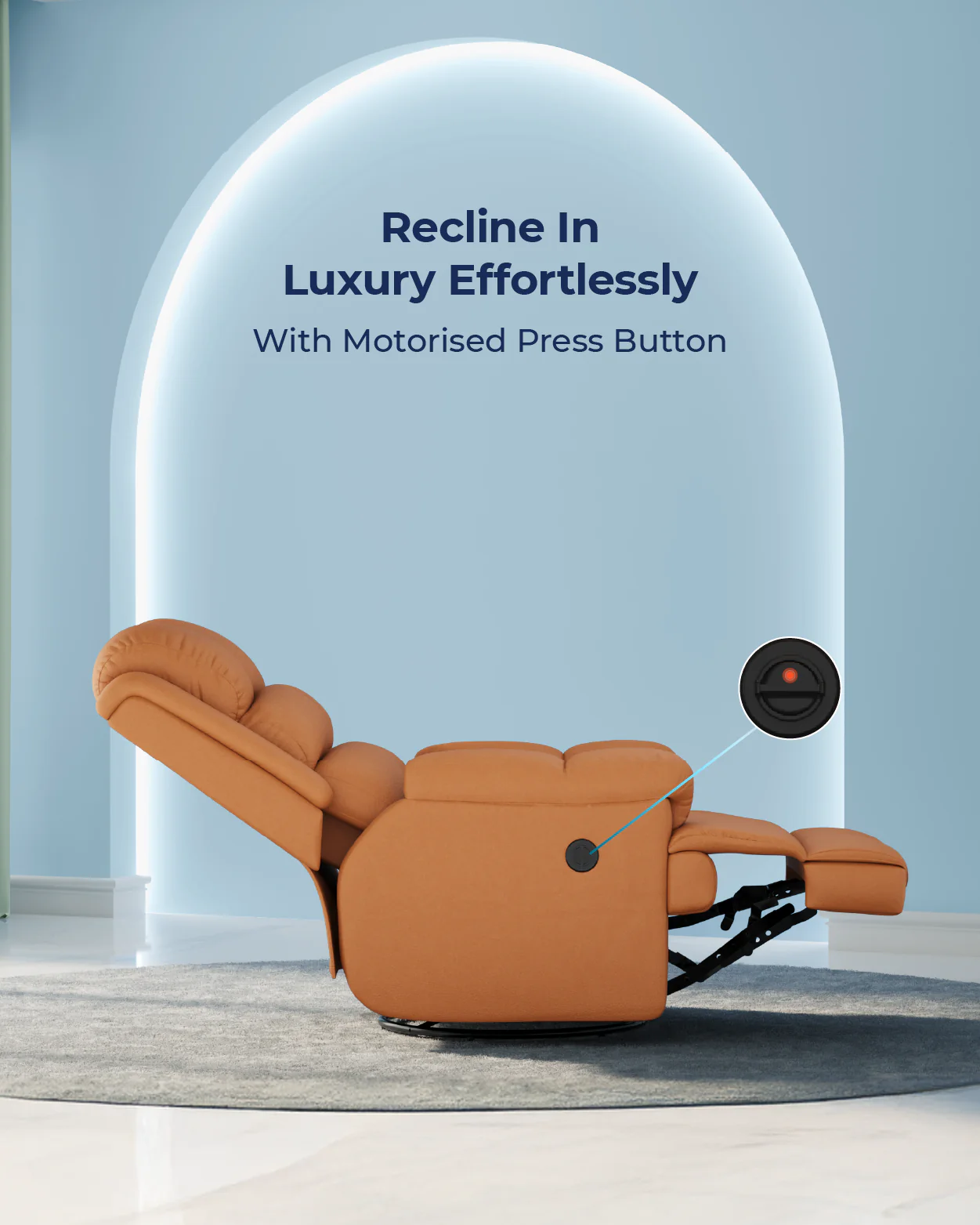 The Sleep Company Luxe Motorised Recliner Sofa - Image 26