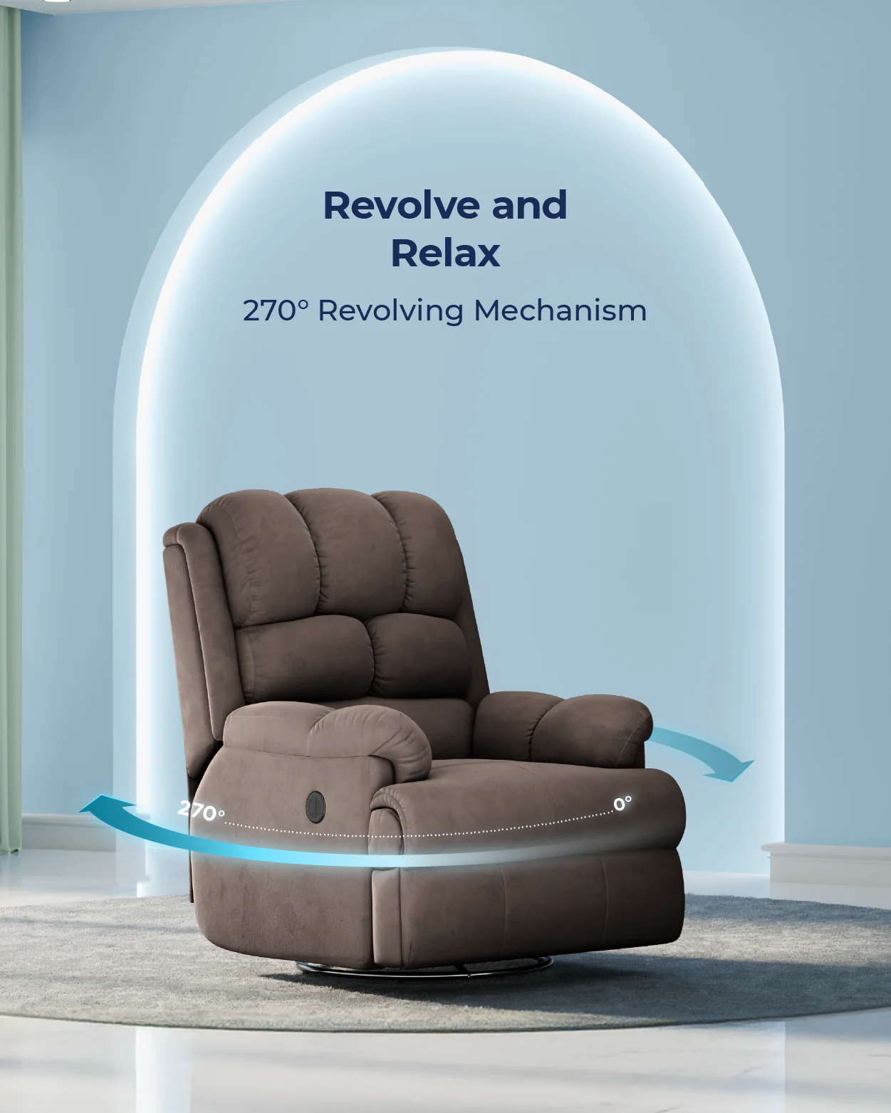 The Sleep Company Luxe Motorised Recliner Sofa - Image 31