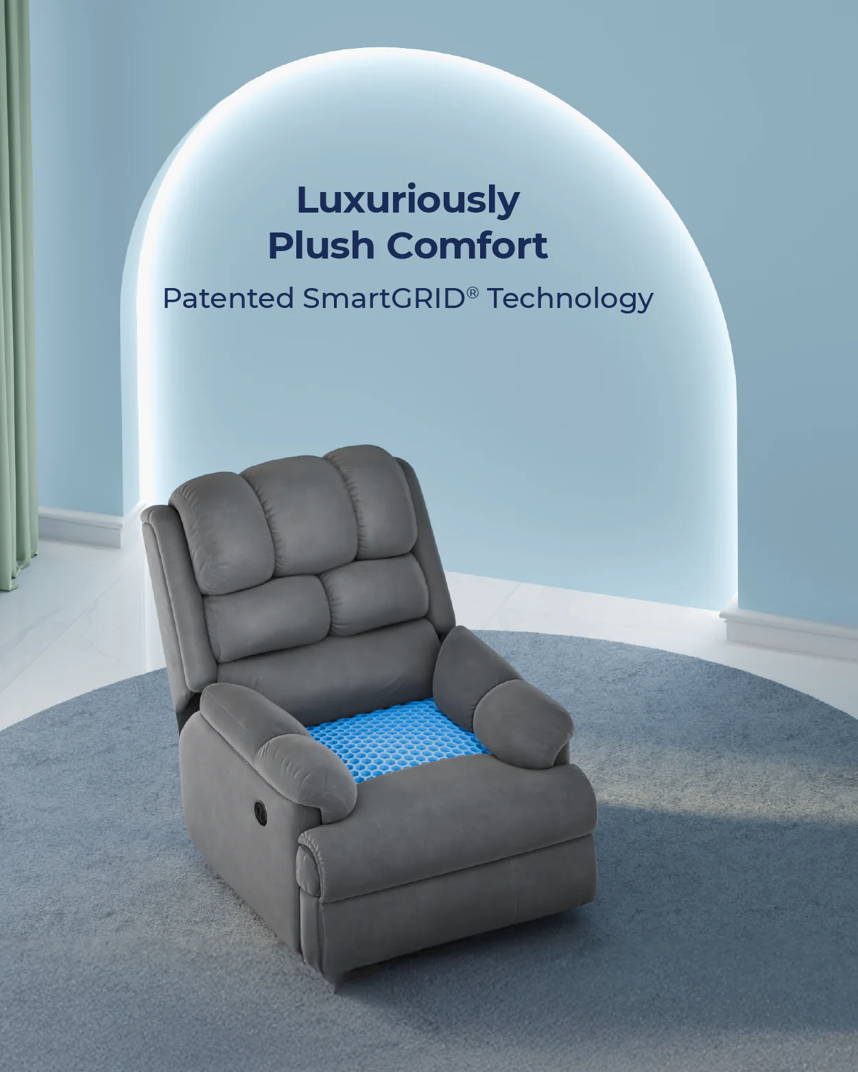 The Sleep Company Luxe Motorised Recliner Sofa - Image 36