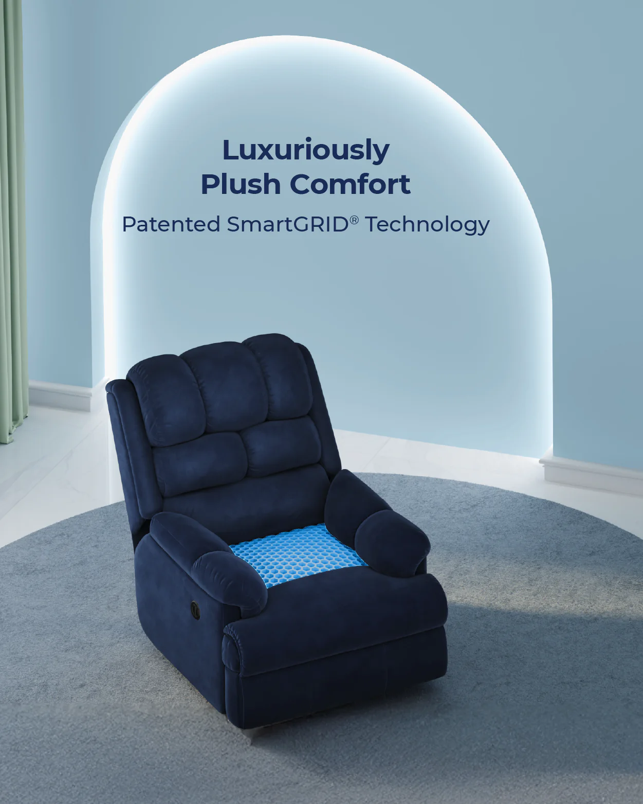 The Sleep Company Luxe Motorised Recliner Sofa - Image 42