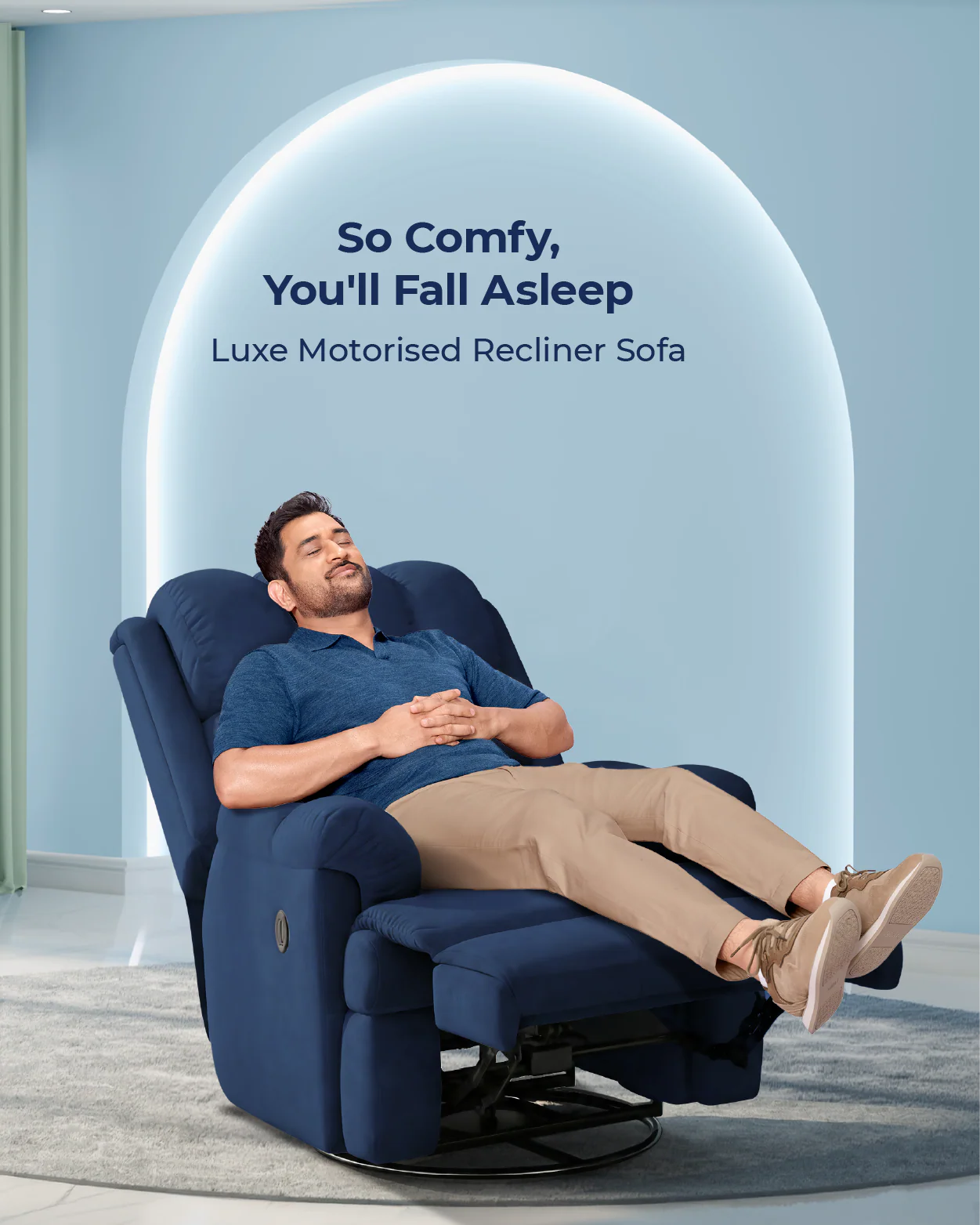 The Sleep Company Luxe Motorised Recliner Sofa - Image 45