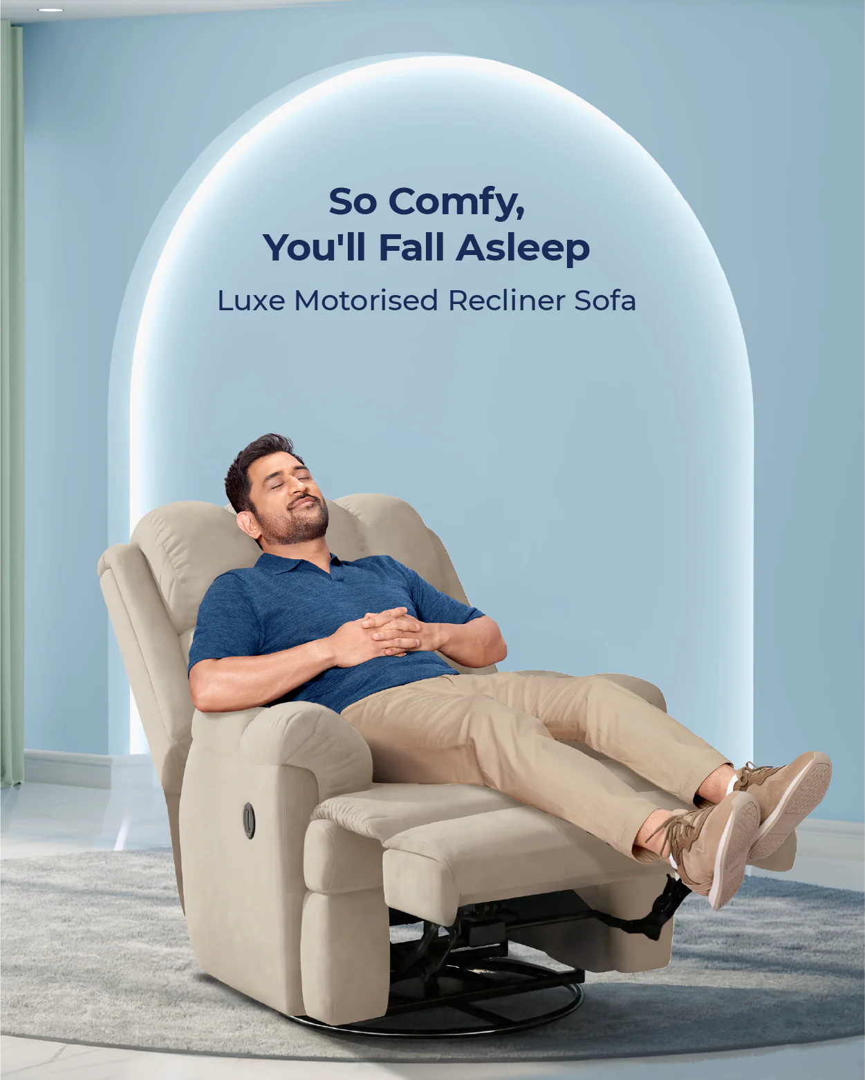 The Sleep Company Luxe Motorised Recliner Sofa - Image 50