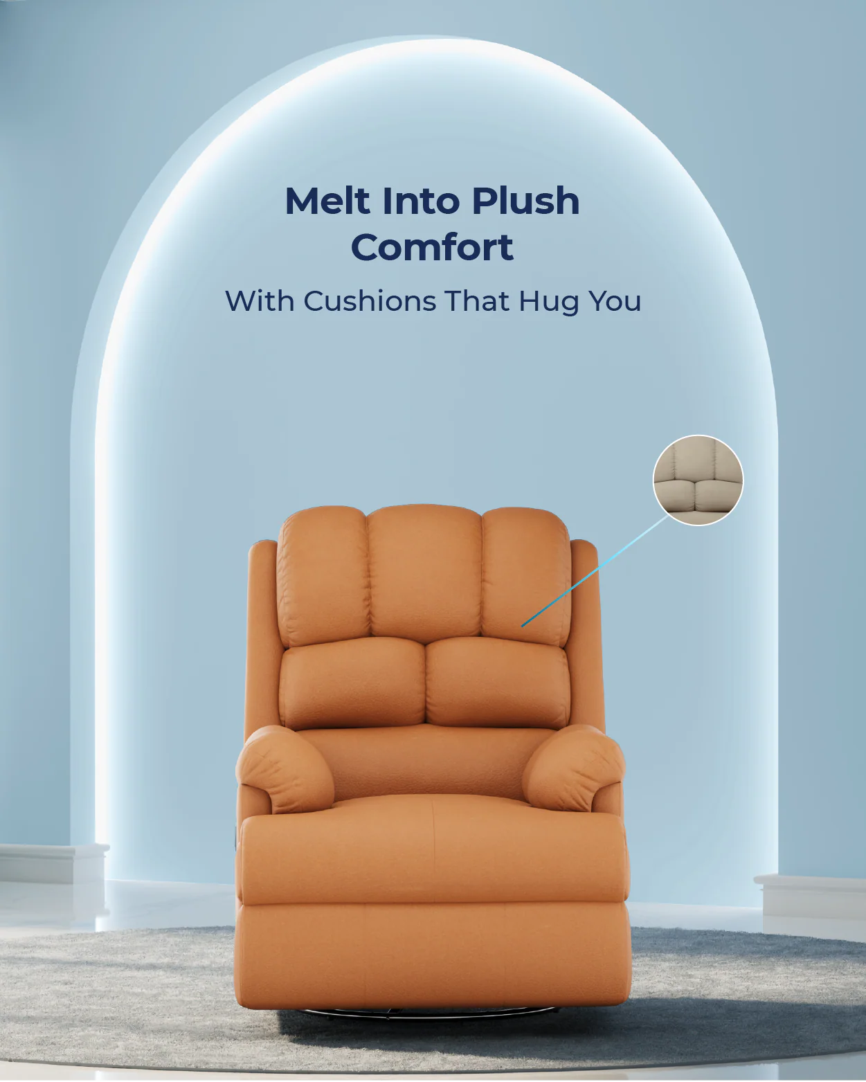 The Sleep Company Luxe Motorised Recliner Sofa - Image 54