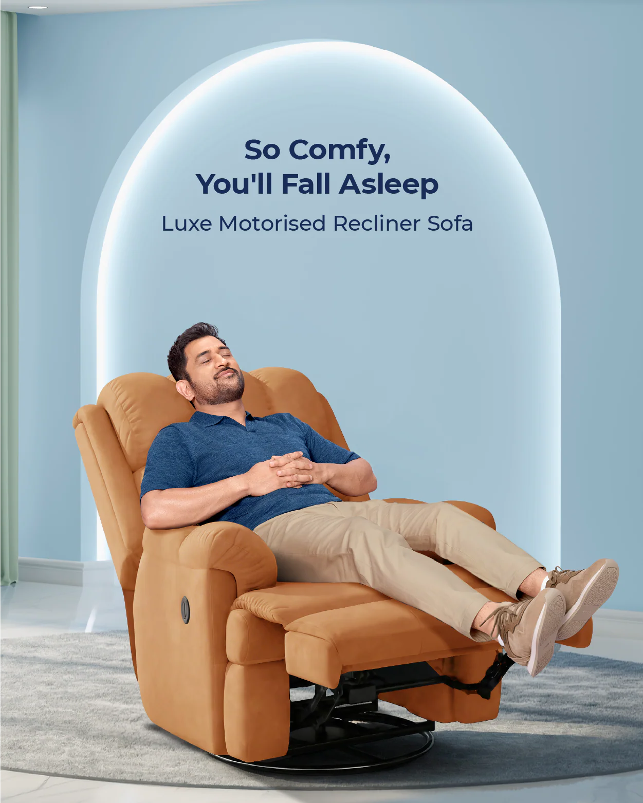 The Sleep Company Luxe Motorised Recliner Sofa - Image 55