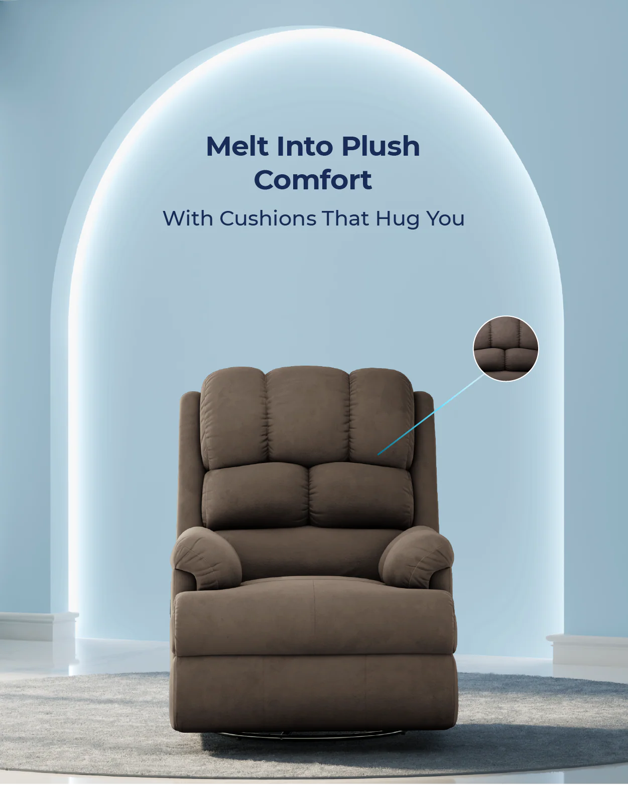 The Sleep Company Luxe Motorised Recliner Sofa - Image 59