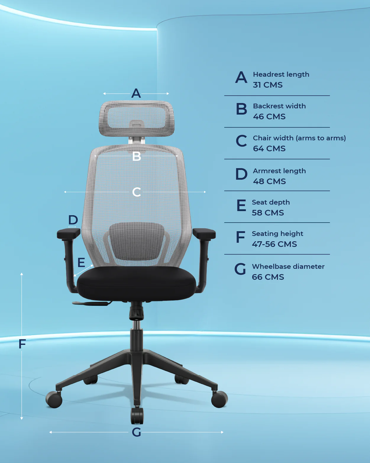 UNO Ergonomic Office Chair - Image 11