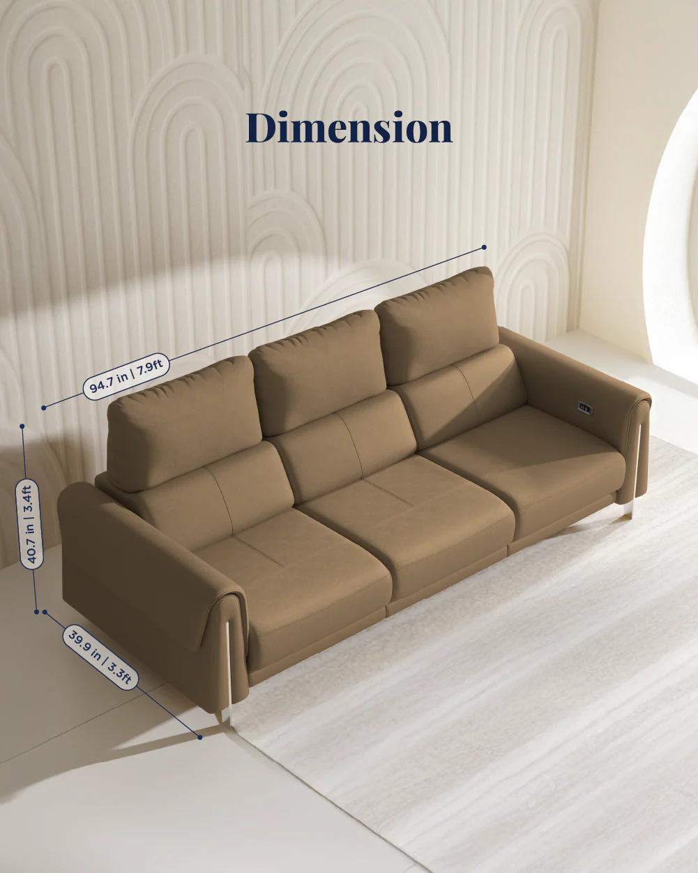 Valencia Recliner Sofa - Image 123