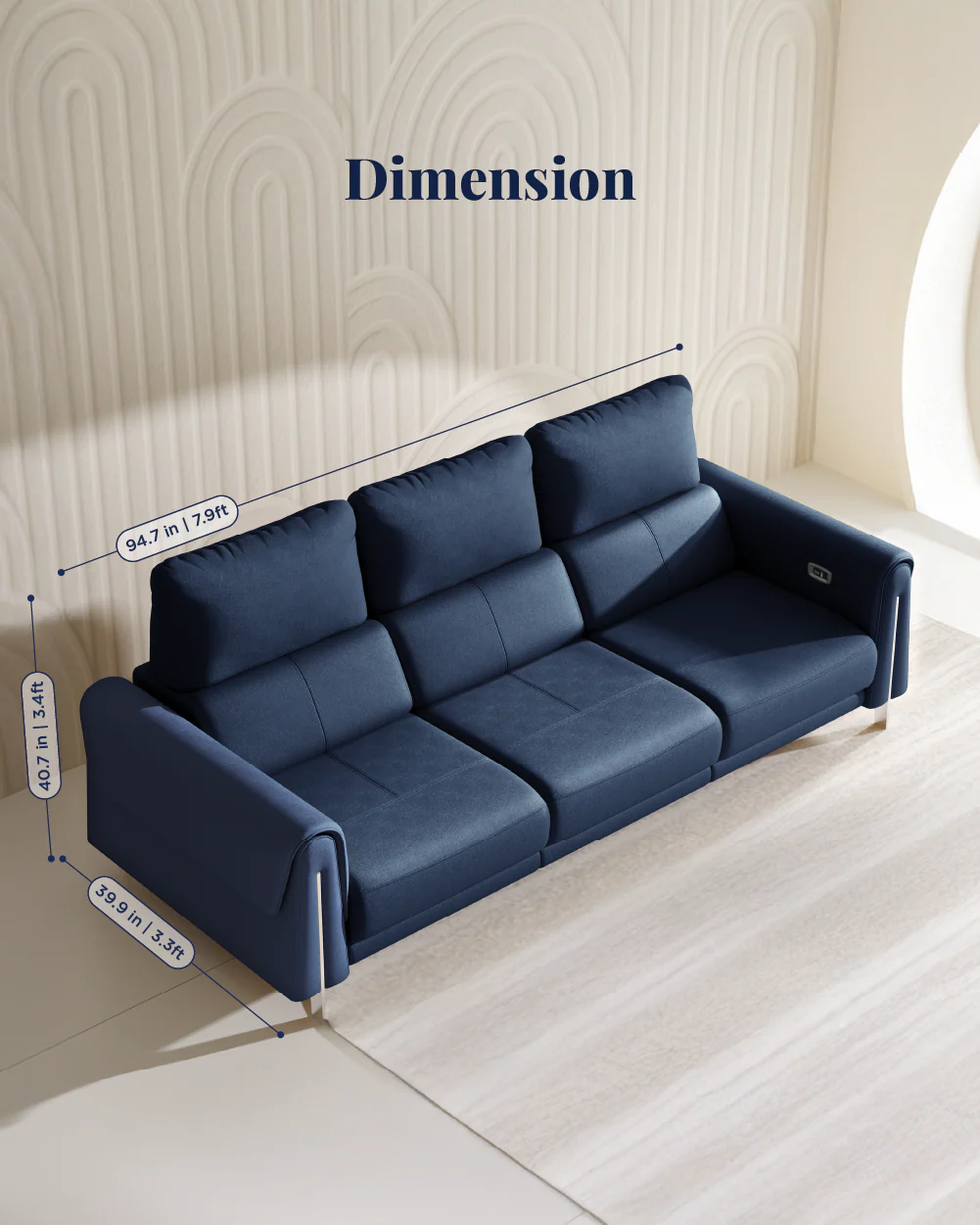 Valencia Recliner Sofa - Image 147