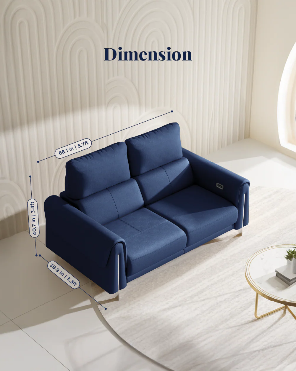 Valencia Recliner Sofa - Image 172