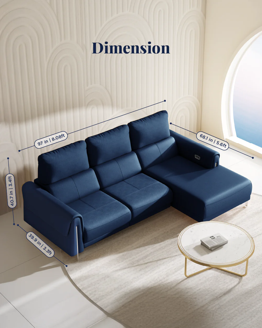 Valencia Recliner Sofa - Image 181