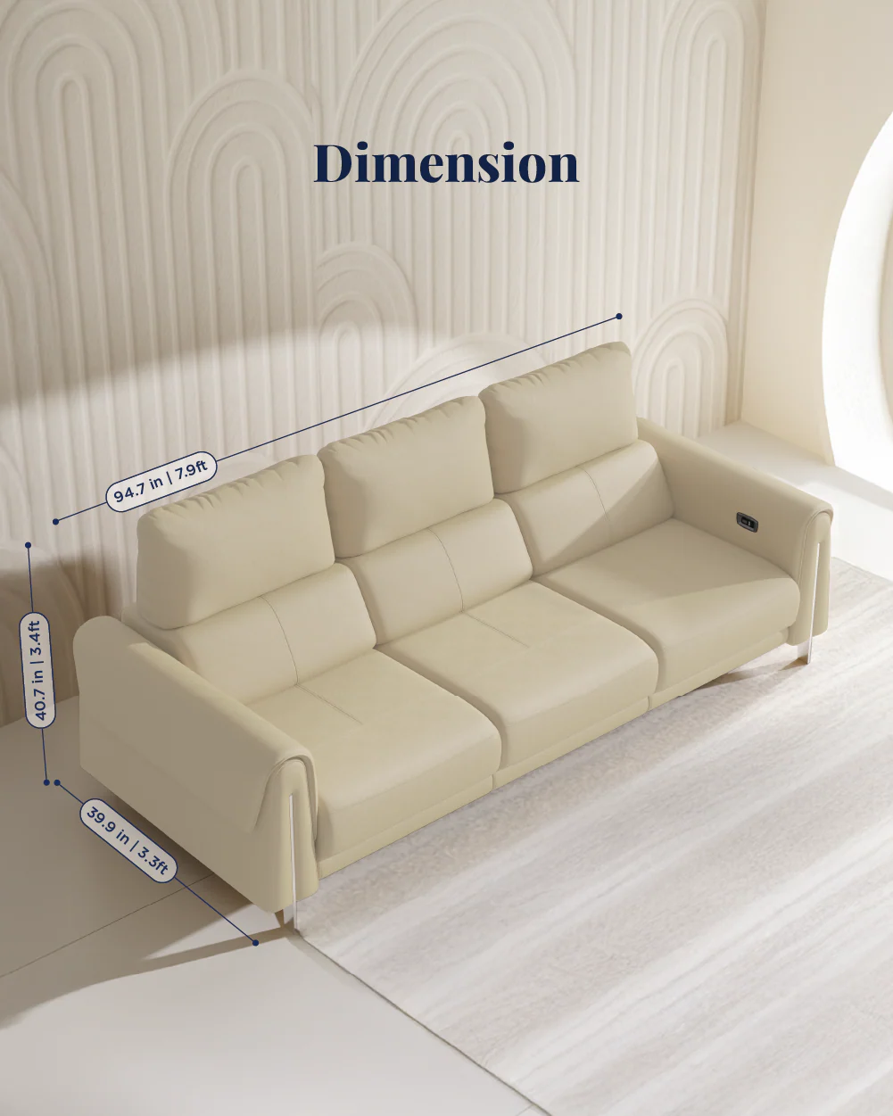 Valencia Recliner Sofa - Image 197
