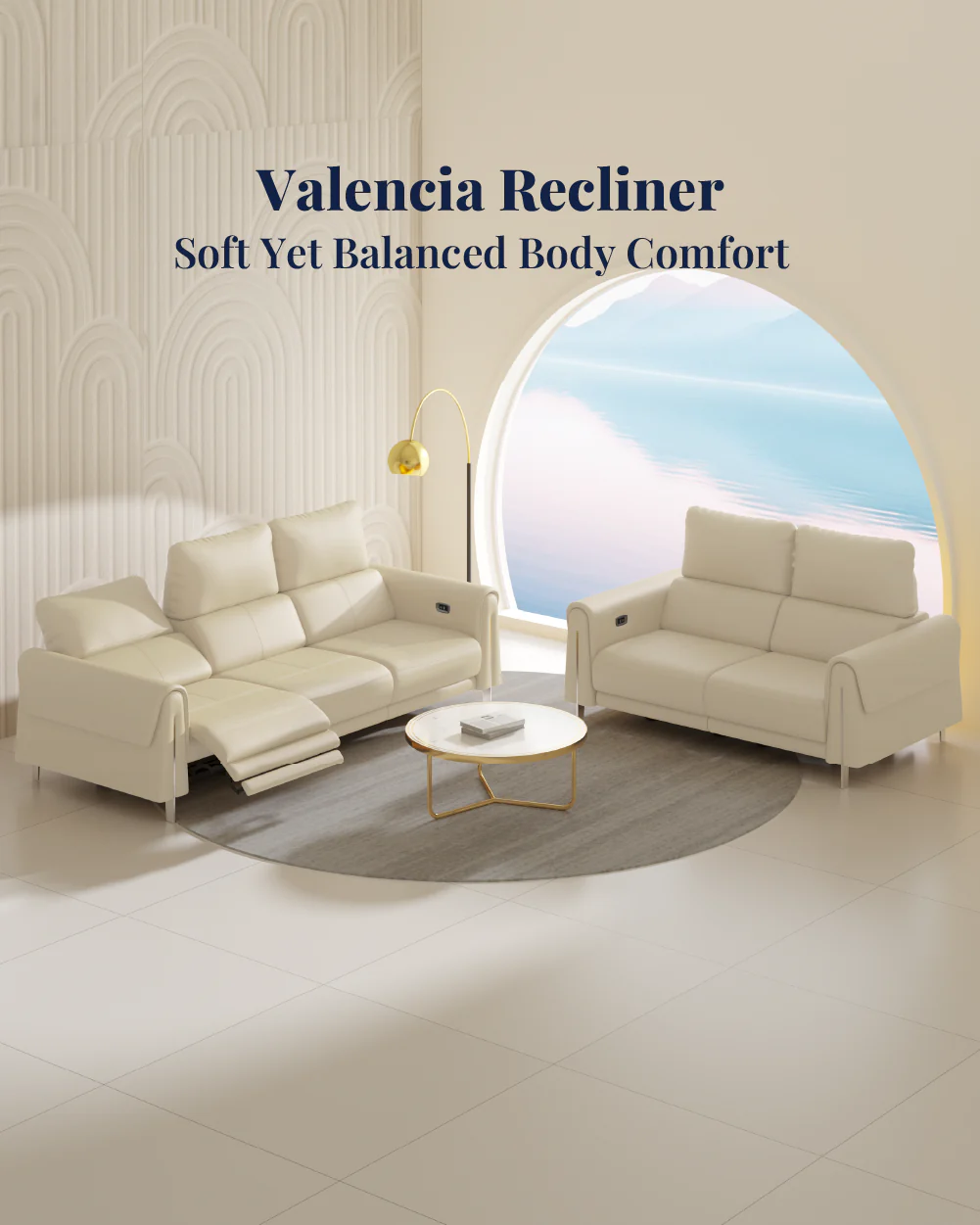 Valencia Recliner Sofa - Image 216