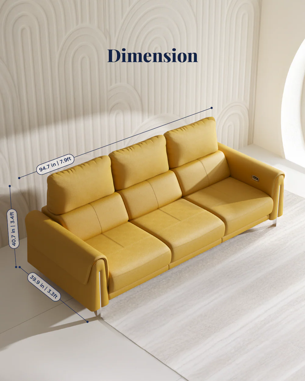 Valencia Recliner Sofa - Image 6