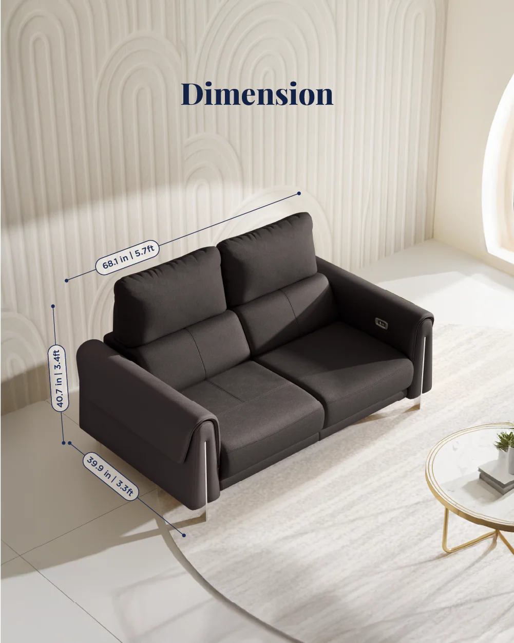 Valencia Recliner Sofa - Image 63